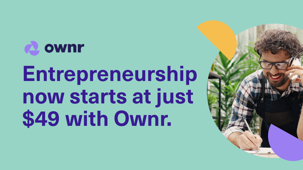 Ownr’s Sole Proprietorship Fee Lowers to $49