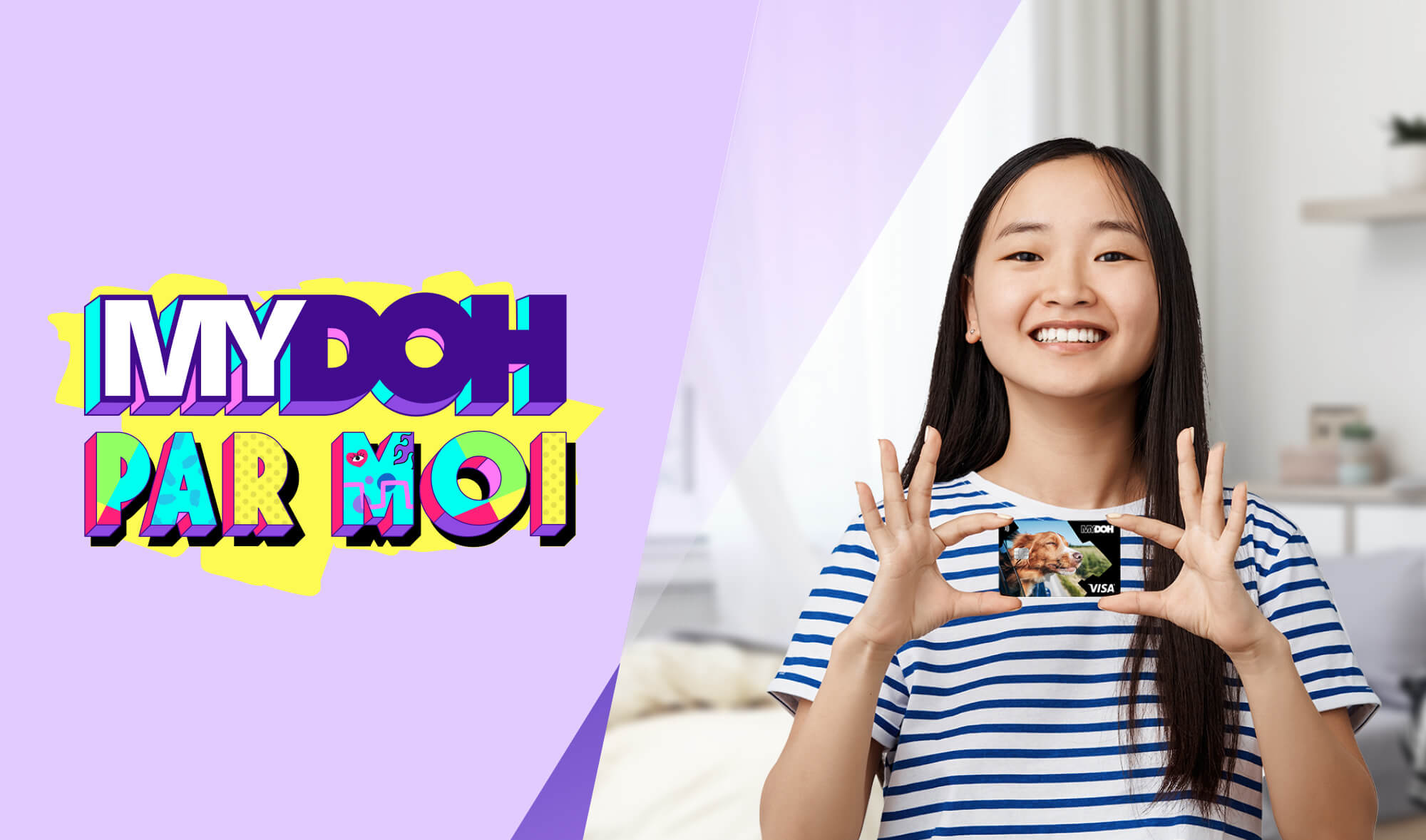 Mydoh, l’appli de gestion financière destinée aux jeunes, lance Mon Mydoh, une carte prépayée entièrement personnalisable.